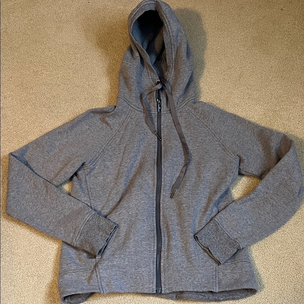 lululemon athletica Gray Zip-Up Hoodie
